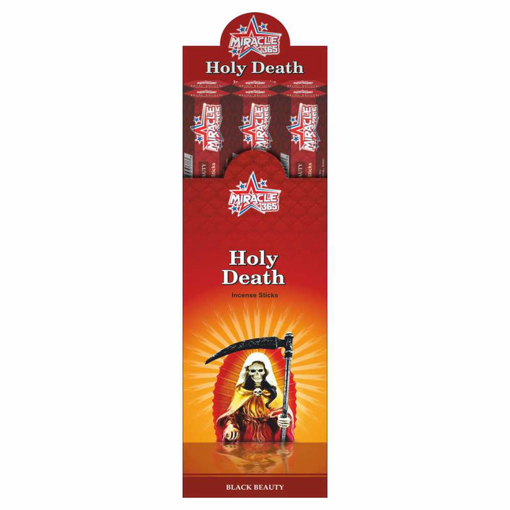 Miracle 365 Holy Death (6 tubes of 20 incense sticks each) Frag Black Beauty