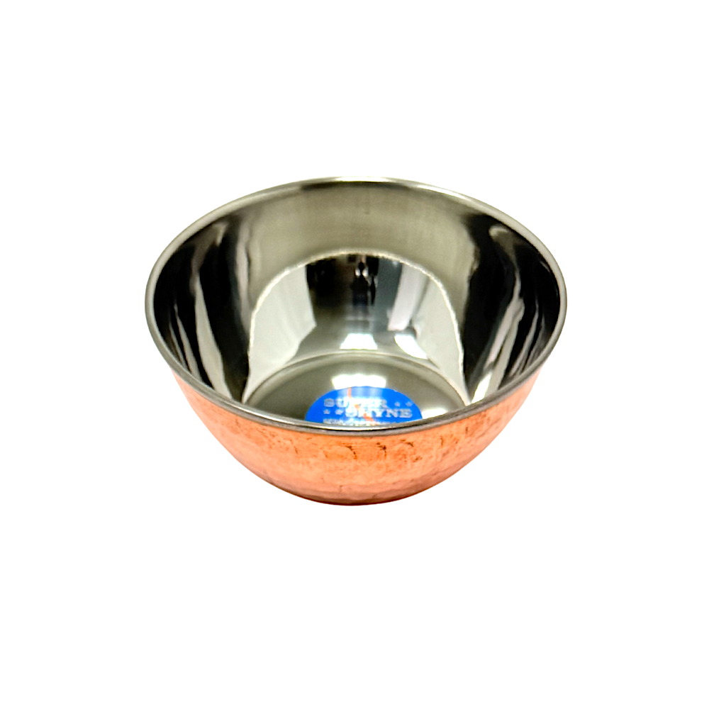 Copper/ Steel Bowl 4.75 Inch
