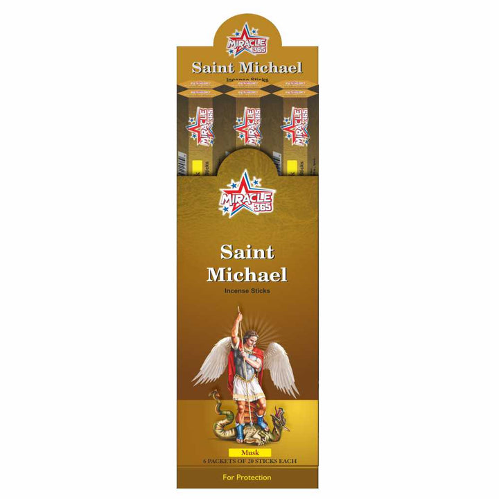Miracle 365 St Michael (6 tubes of 20 incense sticks each) Frag Musk