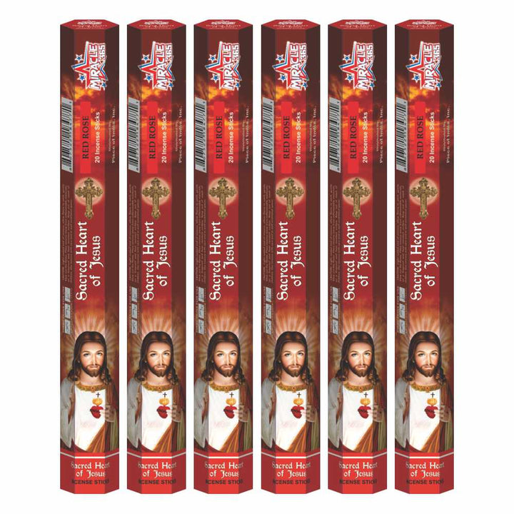 Miracle 365 Sacred Heart of Jesus (6 tubes of 20 incense sticks each) - view 2