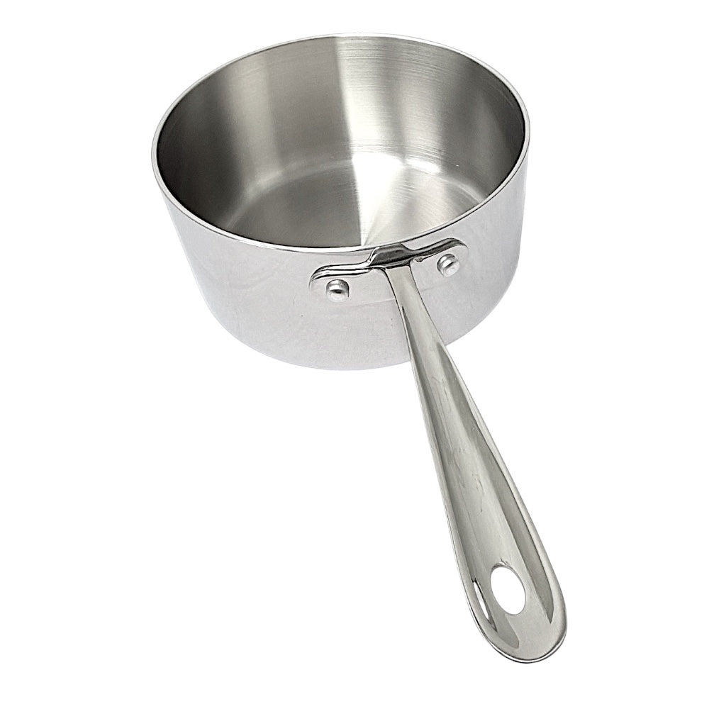 Stainless Steel Sauce Pan with Lid 3ply, 18/8 2.3 Qt