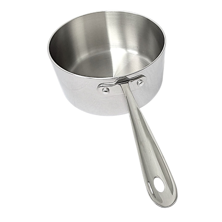 Stainless Steel Sauce Pan with Lid 3ply, 18/8 2.3 Qt
