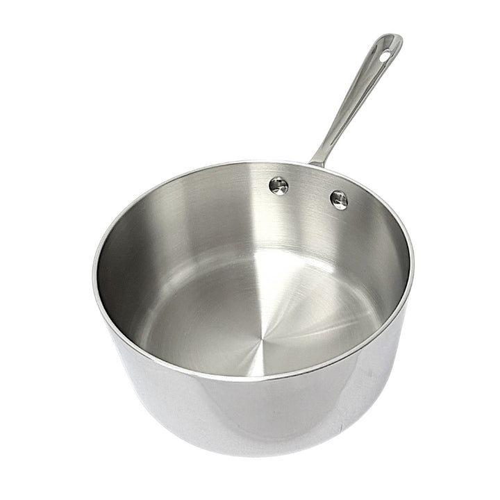 Stainless Steel Sauce Pan with Lid 3ply, 18/8 2.3 Qt