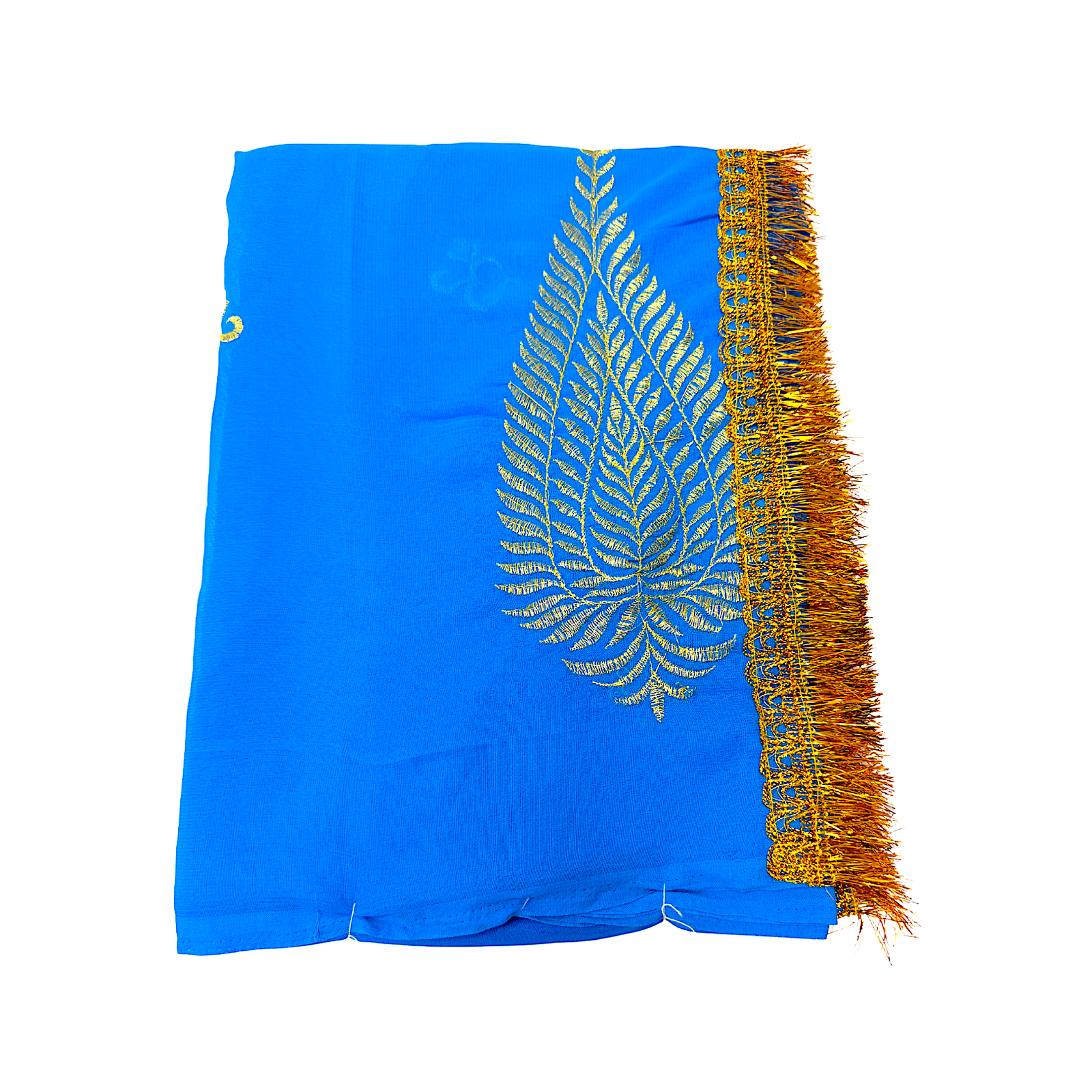 Pooja Sari Blue Color