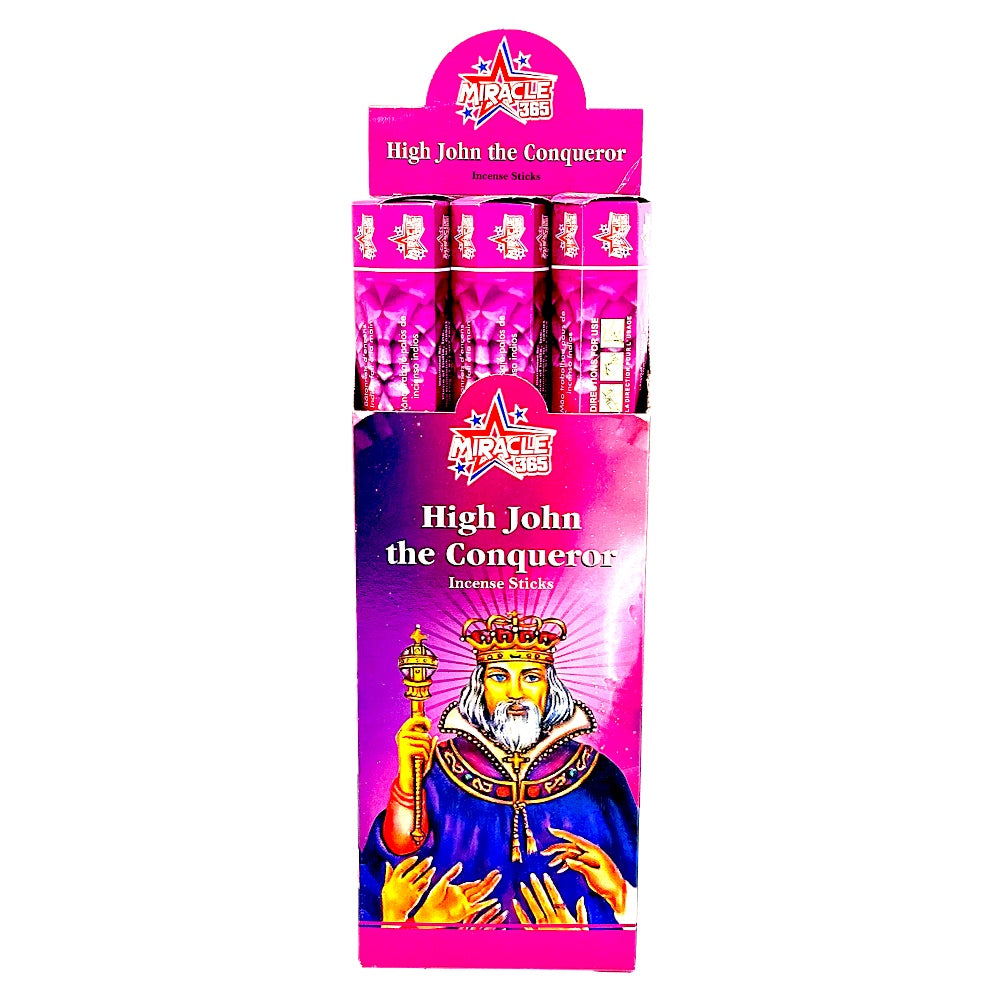 Miracle 365 John the Conquerer Incense (6 hex tubes*20sticks)