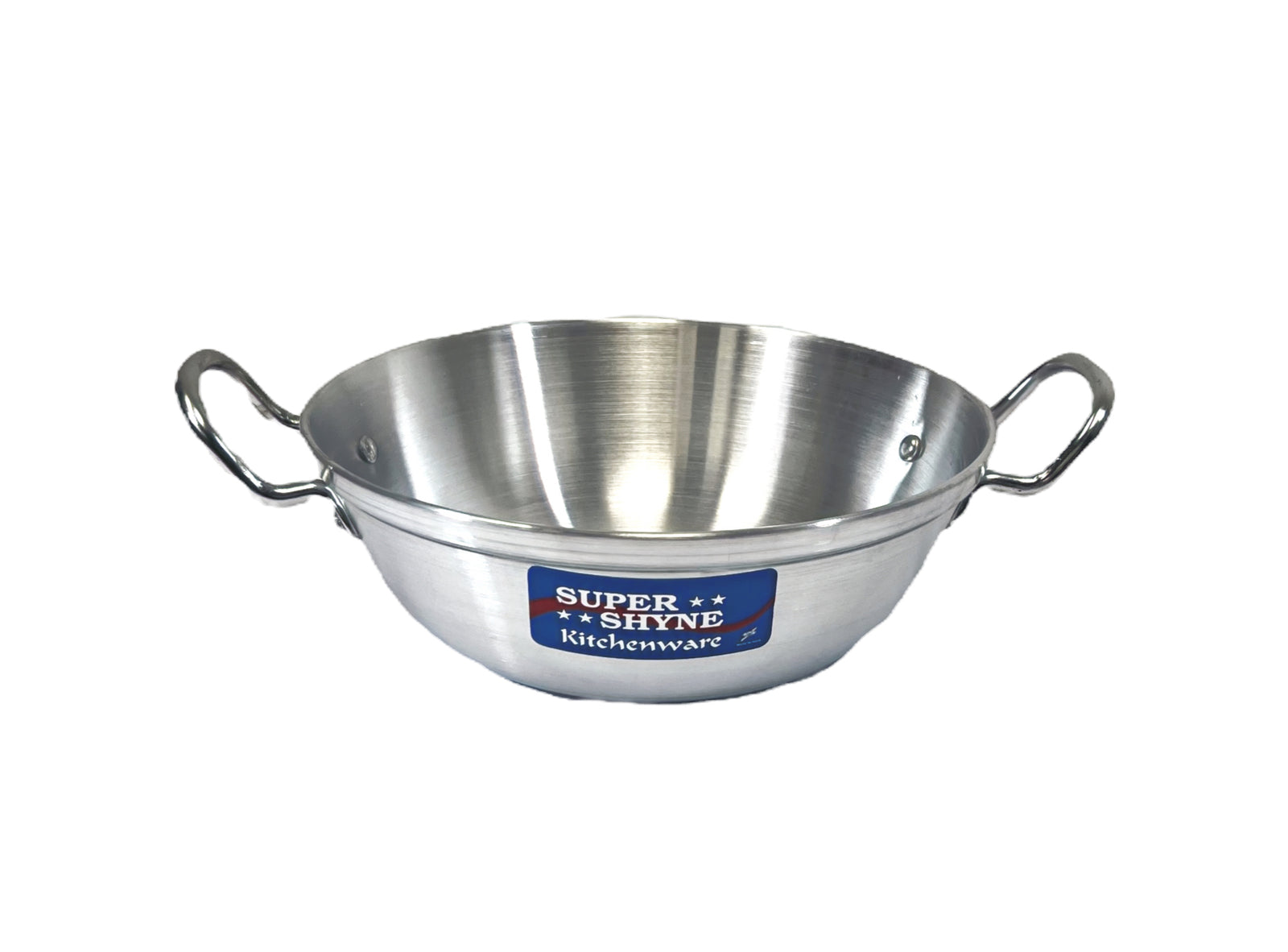Aluminum Kadai (Wok) 14 Inch Across No Lid