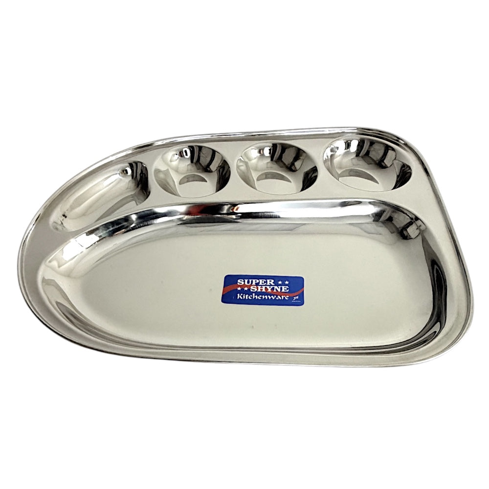 Lunch Tray U Shape 6 Sectional 13.5 Inch