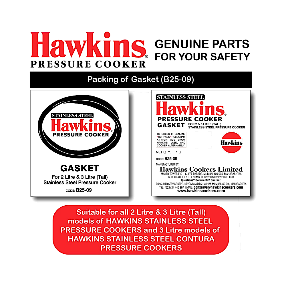 Hawkins Gasket for 2 Liter Steel 