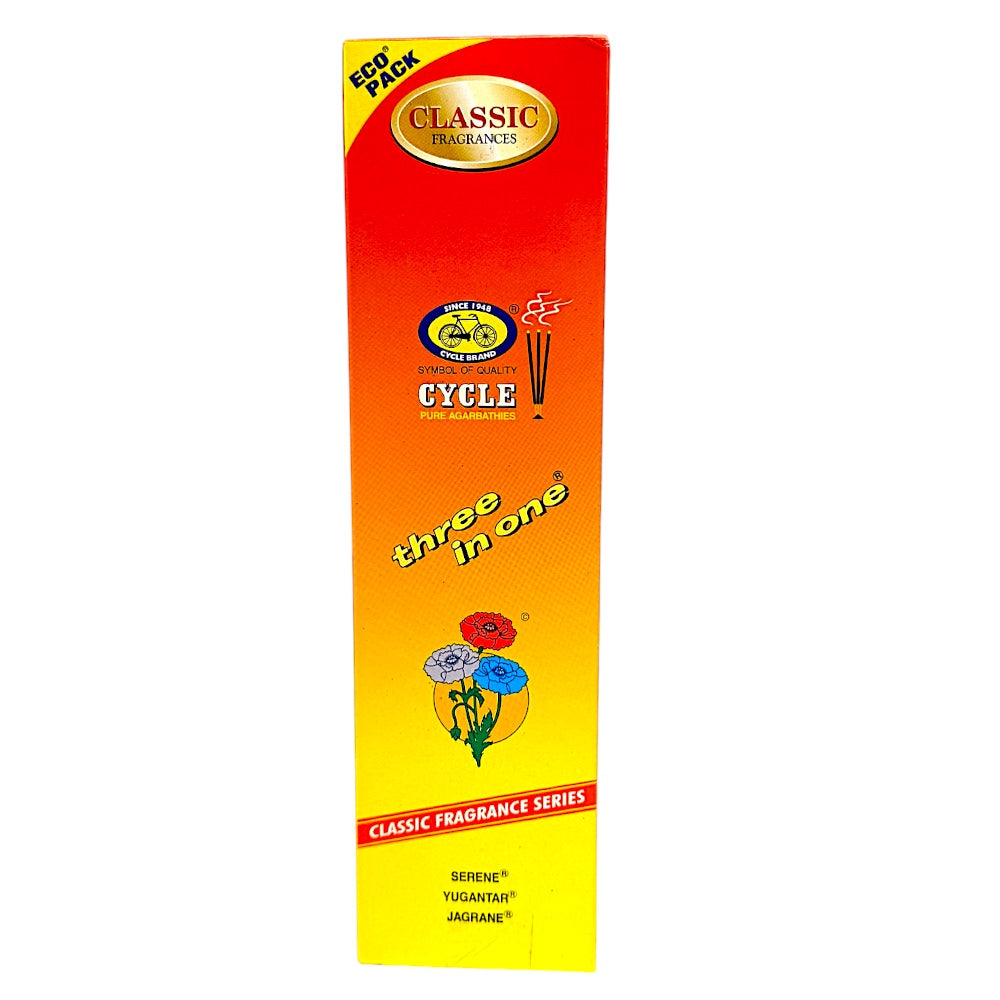 Cycle Brand 3 in 1 (ECONOMY SIZE) with 100 Sticks Divided in Lilly, Intimate and Fancy