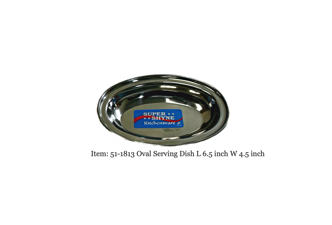 Oval Serving Dish L:7.5 Inch W:4.25 Inch