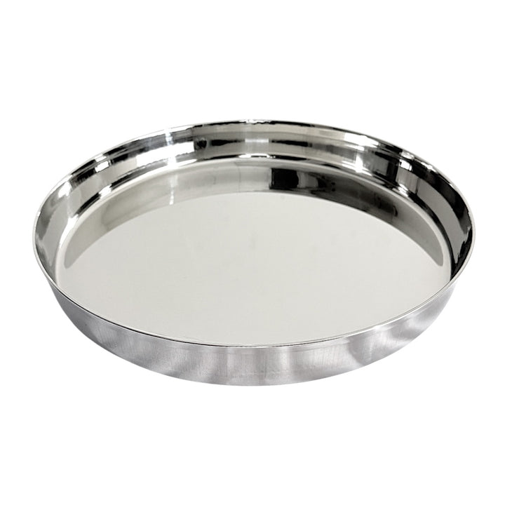 Steel Plate (Thali) with Bent Edges 18 Inch - view 2