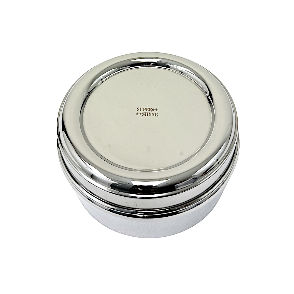 Super Shyne 8 Inch Stainless Steel Contianer