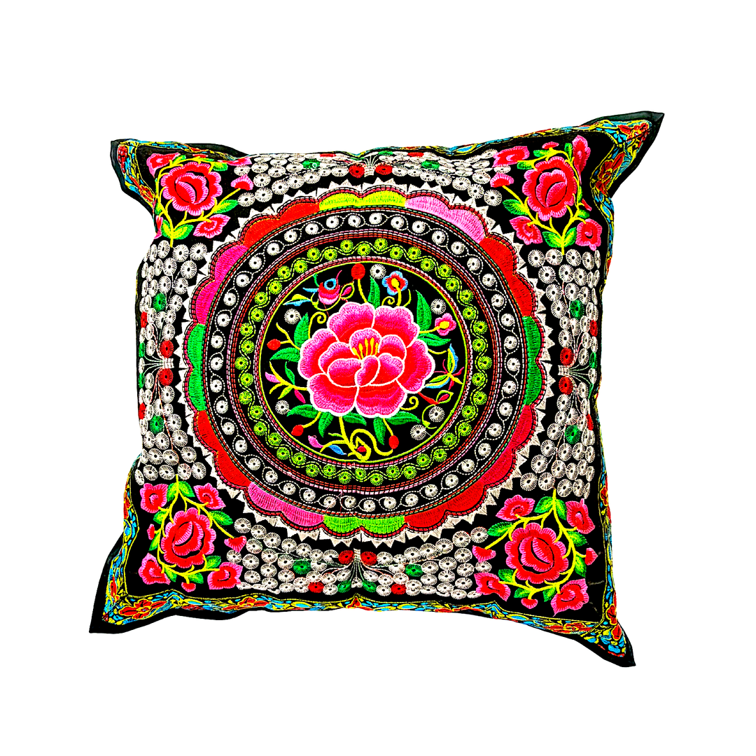 Embroidered Cushions Pair 18 Inchx18 Inch - view 2