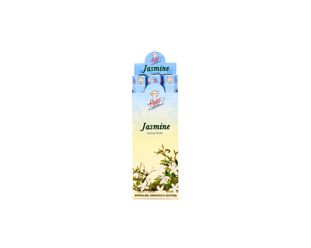 Flute Brand Jasmine (6 tubes of 20 sticks each)