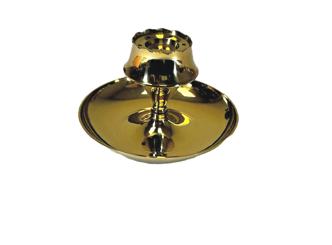 Incense Burner with 4 Inch Plate