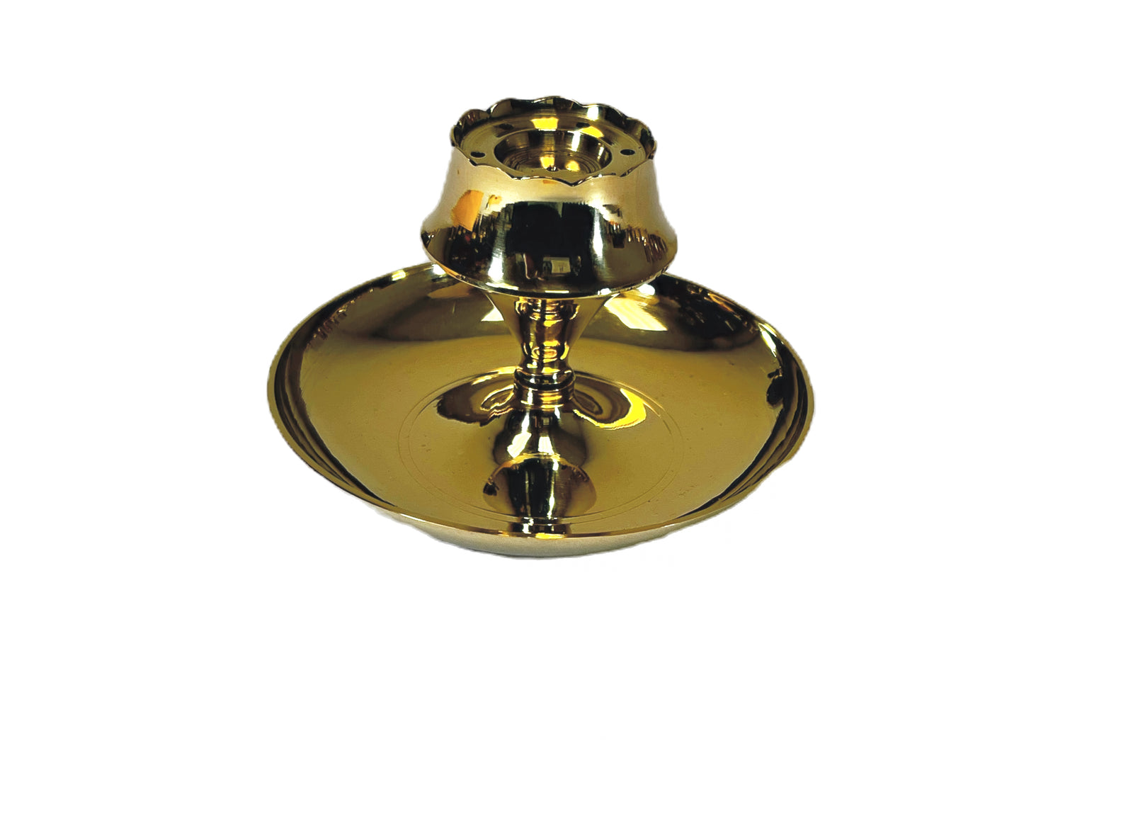 Incense Burner with 4 Inch Plate