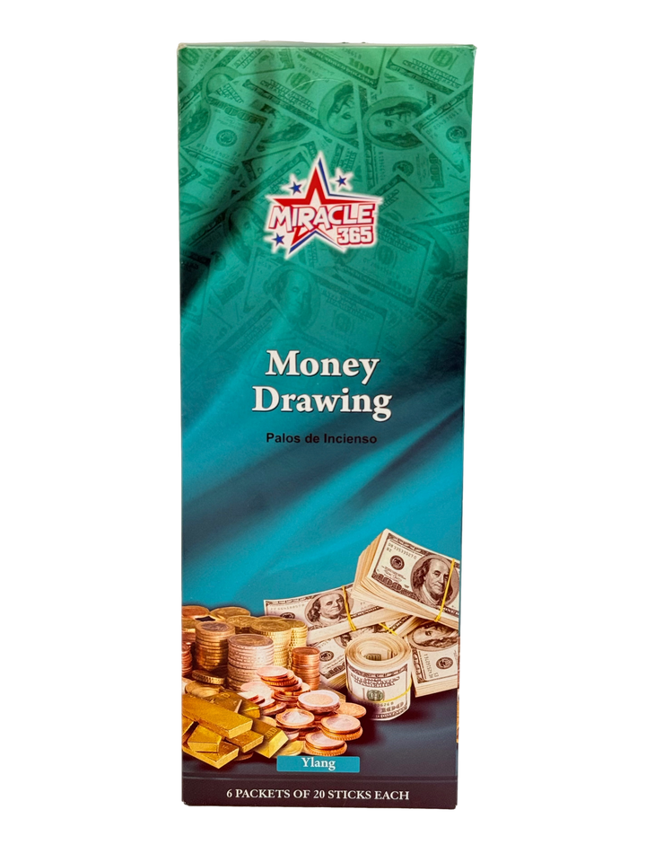 Money Drawing Incense (6 tubes of 20 sticks each) Fragrance: Ylang - view 2