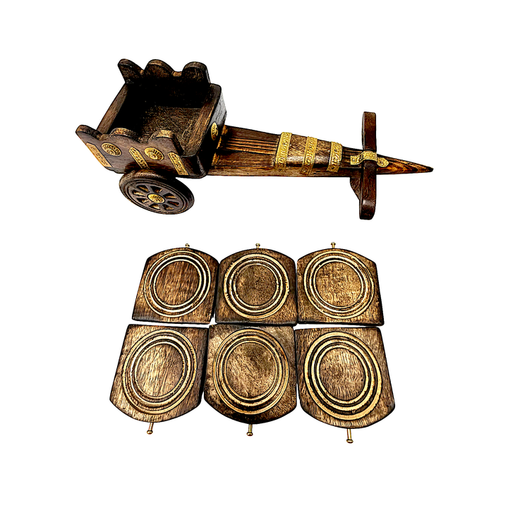 Horse Cart Coaster Set - view 3