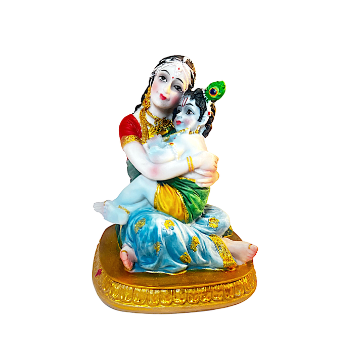 Yashomati with Baby Krishna Idol