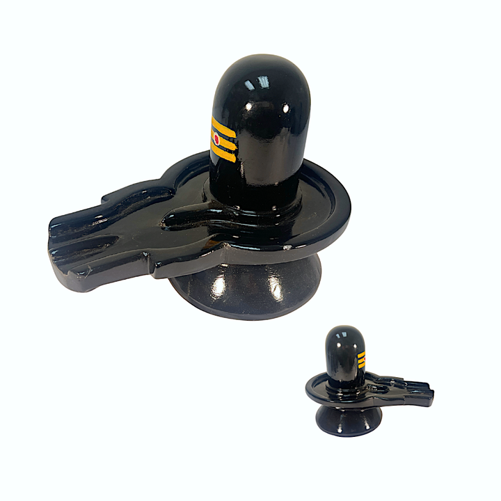 Shivling 18 in (Black marble) - view 2