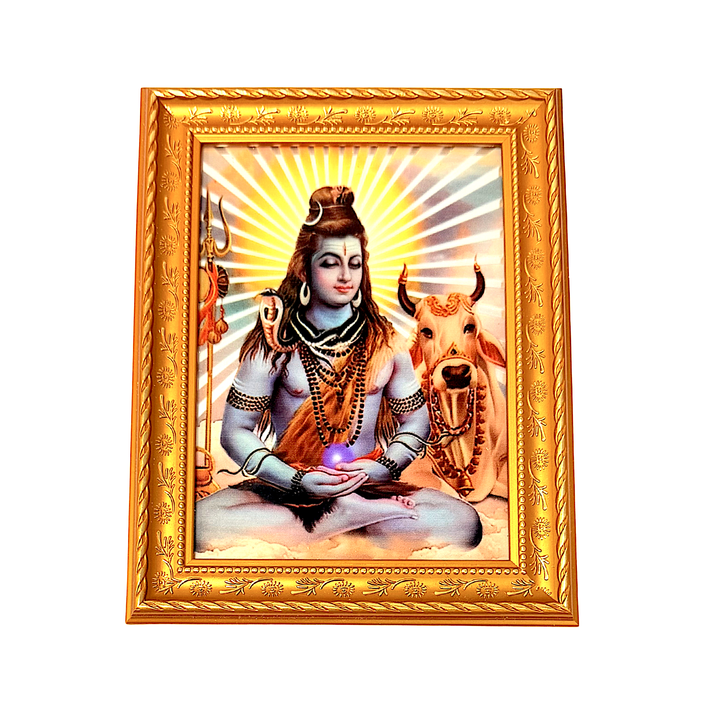 Framed God Photo on Glass 8.5 Inch*7 Inch - view 2