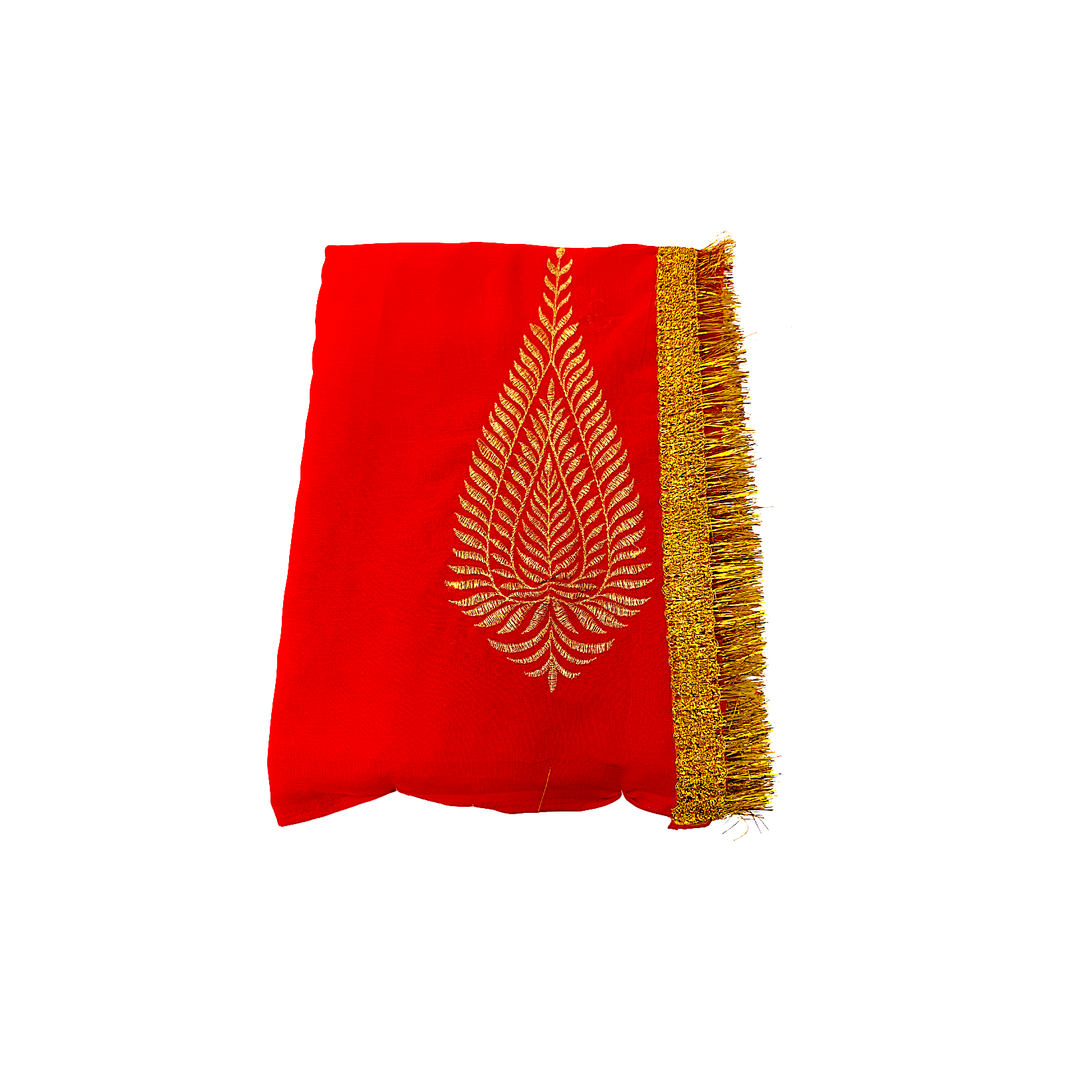 Sarees for Puja Red Color