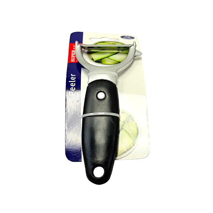 Vegetable Peeler, with Black Handle, 6 Inch