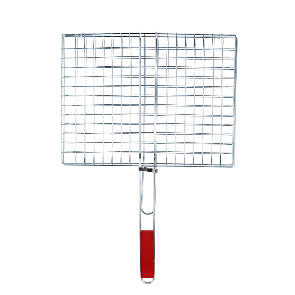 BBQ Grille 16 Inch by 12 Inch Stainless Steel - view 2