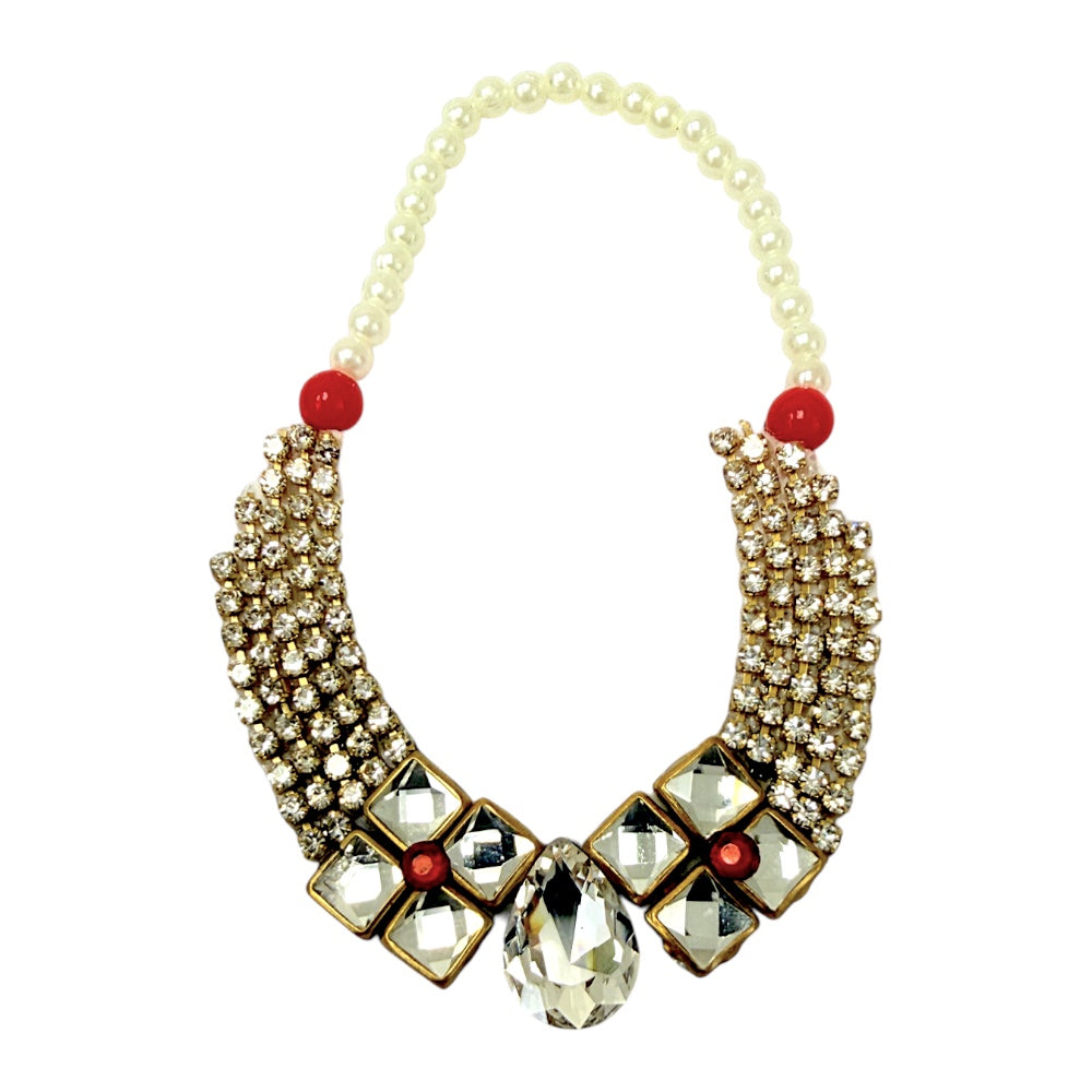 Garland for Devi/Devta with Jewels, 3 Inch Inches
