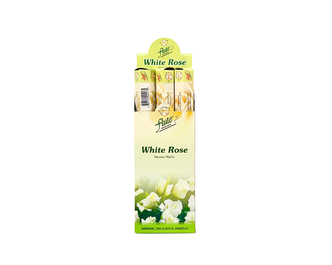 Flute Brand White Rose (20 incense sticks*6)*10 - view 3