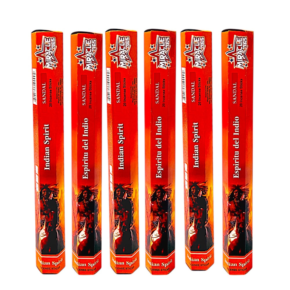 Miracle 365 Indian Spirit (6 tubes of 20 incense sticks each) - view 2