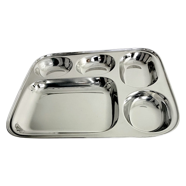 Lunch Tray L:13 Inch W:10.5 Inch 5 Sectional - view 2
