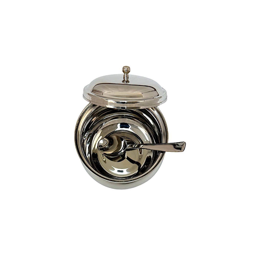 Ghee Pot Super Shyne with Steel Top and Spoon - view 2