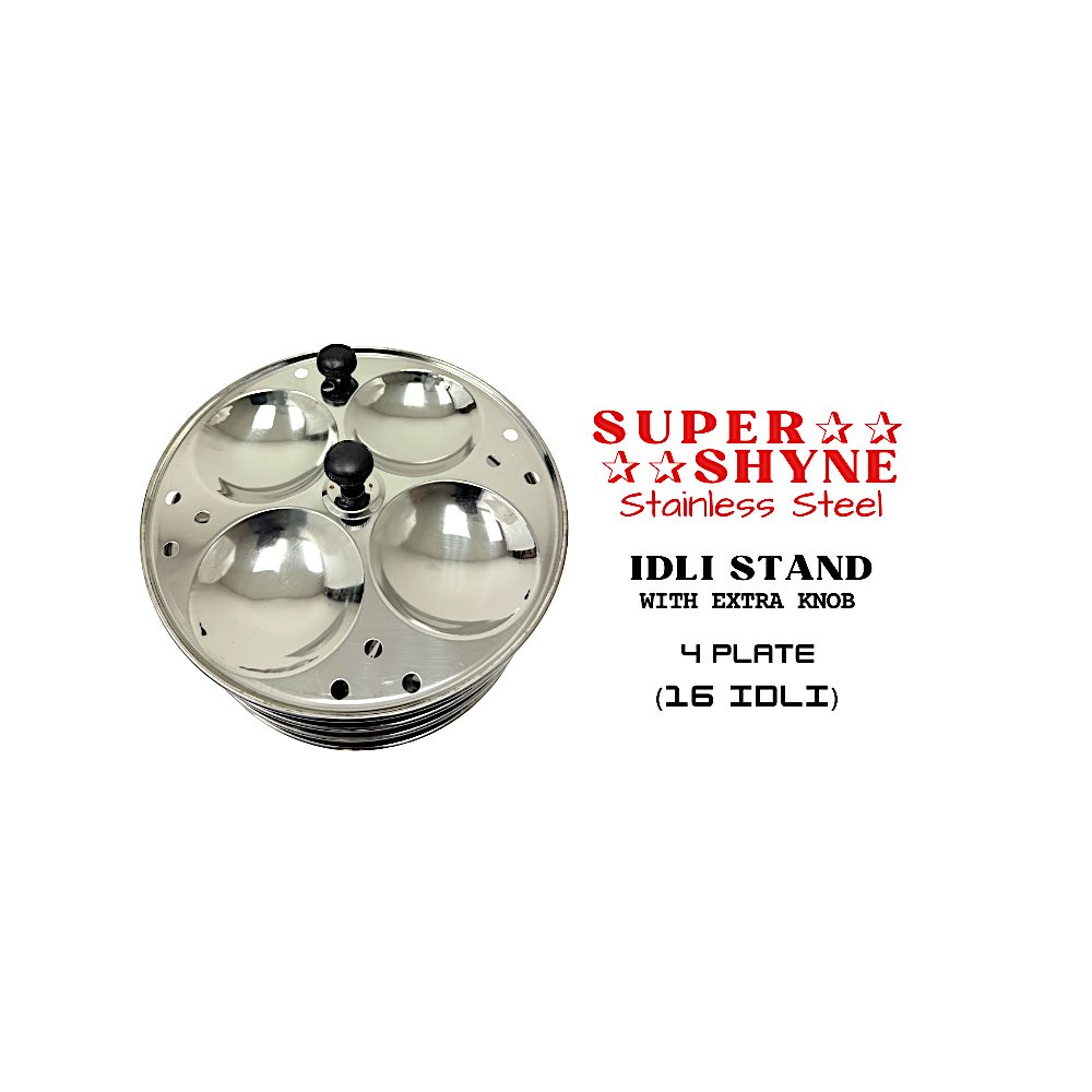 Stainless Steel Idli Stand 4 Level (16 large Idlis) - view 2