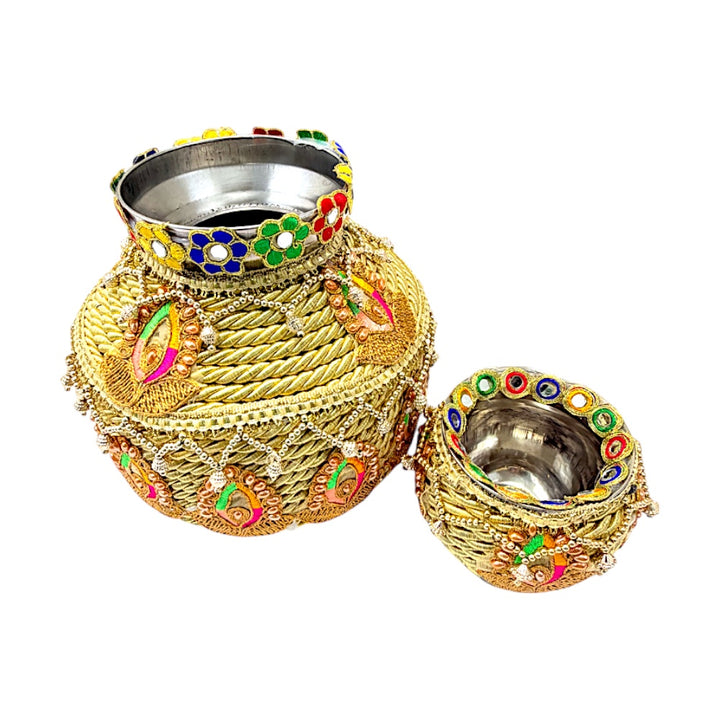 Decorative Gharoli Set, Assorted Designs
