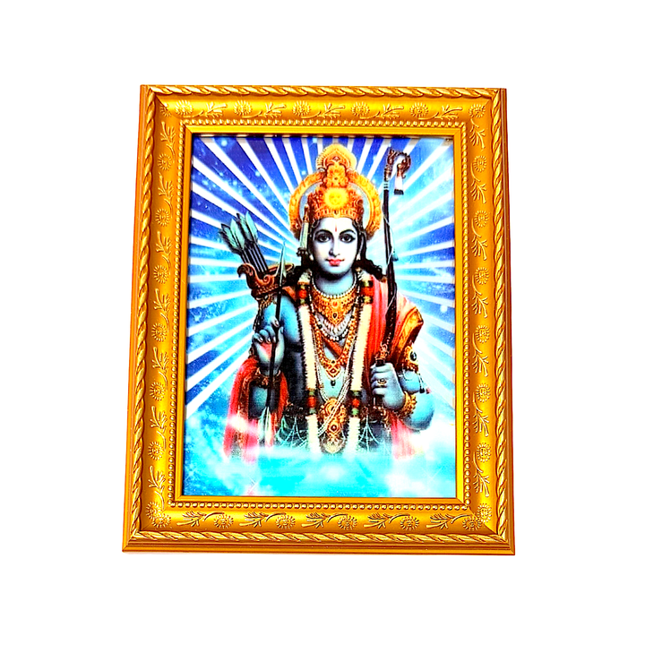 Framed God Photo on Glass 8.5 Inch*7 Inch