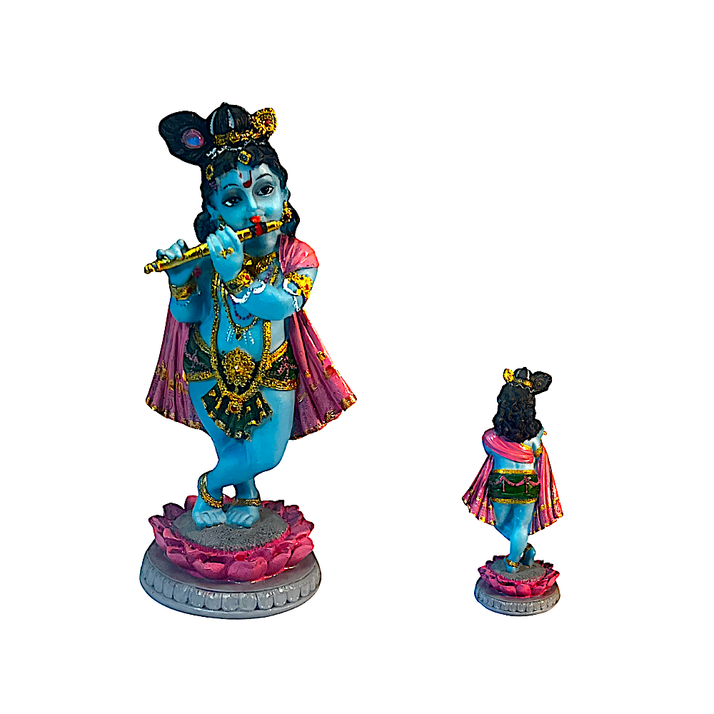 Krishna W Flute 8.5 Inch Idol - view 2