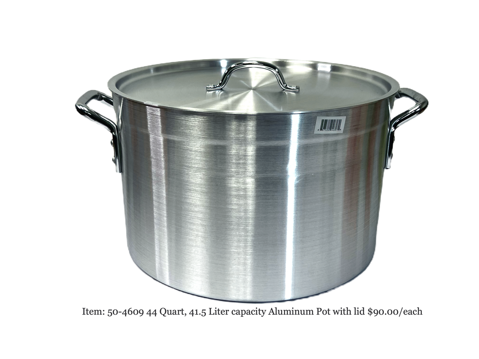 Aluminum Pot with Lid 44Qt, 42L 3mm Thick