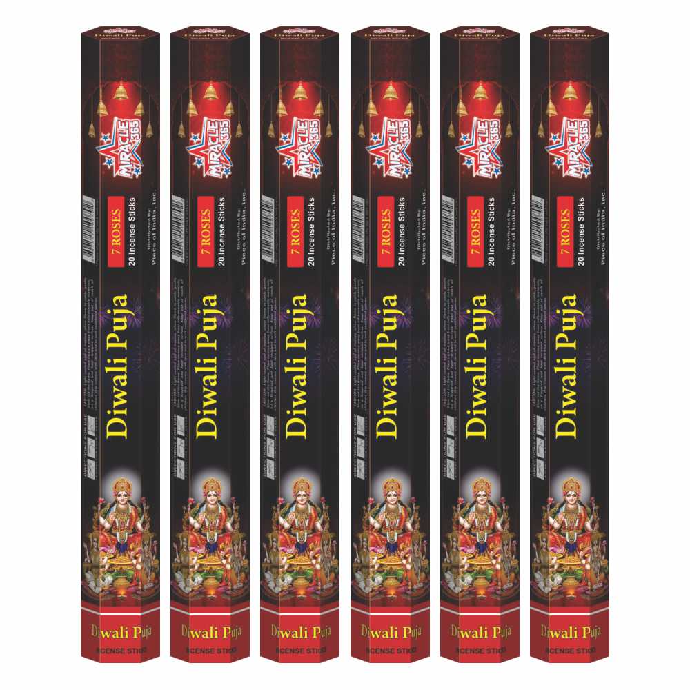 1365 Diwali Puja (6 tubes of 20 sticks each) - view 2