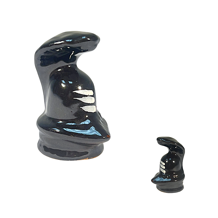 Shivling Ceramic 3 Inch with Nagraaj - view 2
