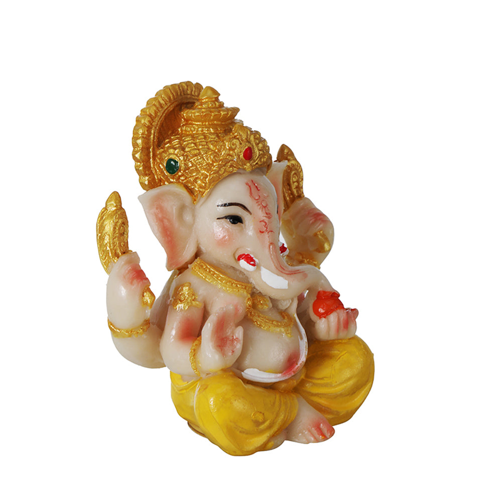 Lord Ganesh 2 Inch Glossy Idol - view 2