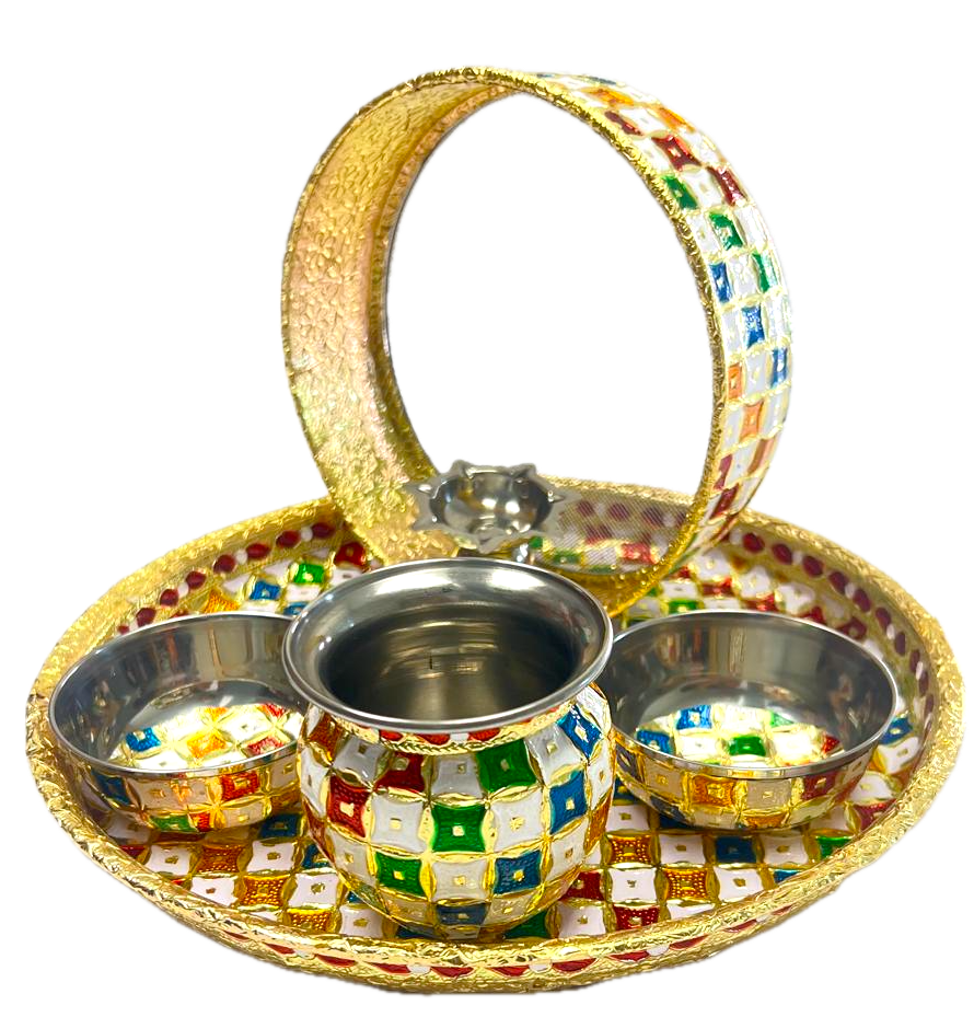 Karwa Chauth Set 11 Inch Thali