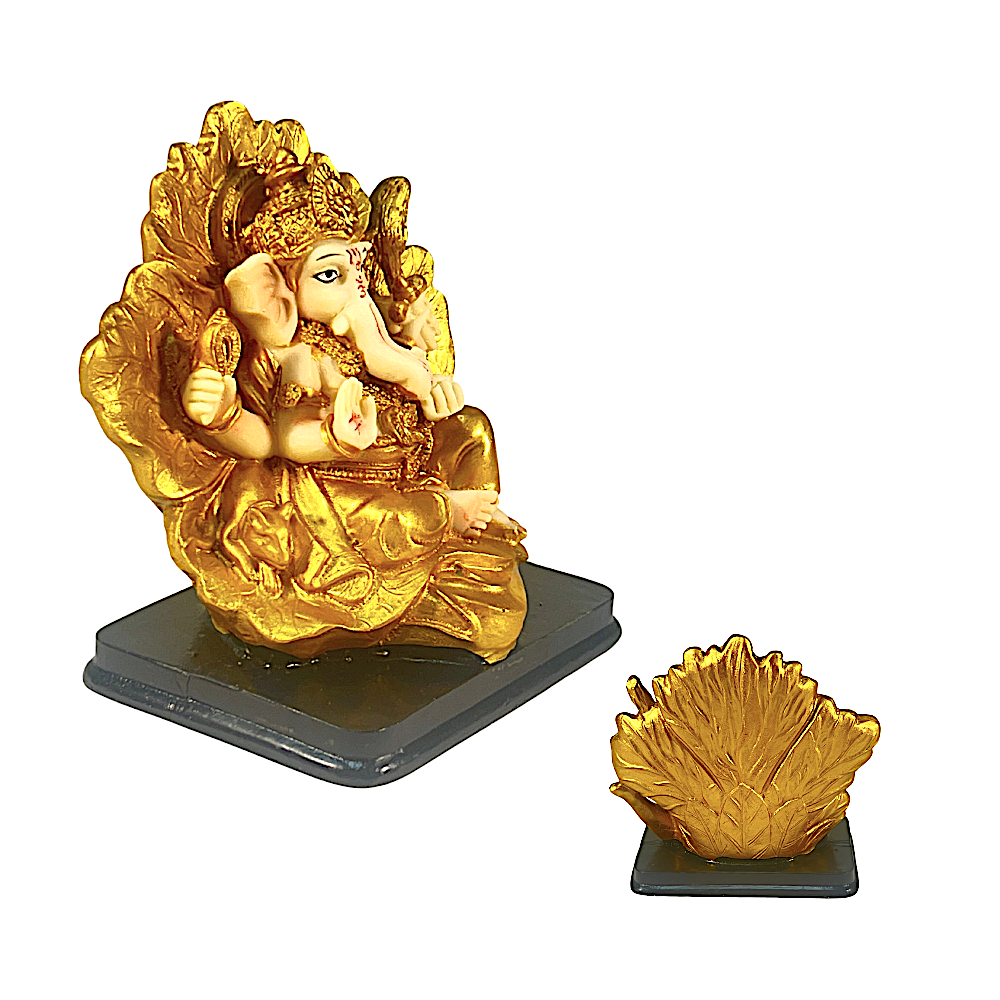 Lord Ganesha 3.5 Inch Poly Resin Idol