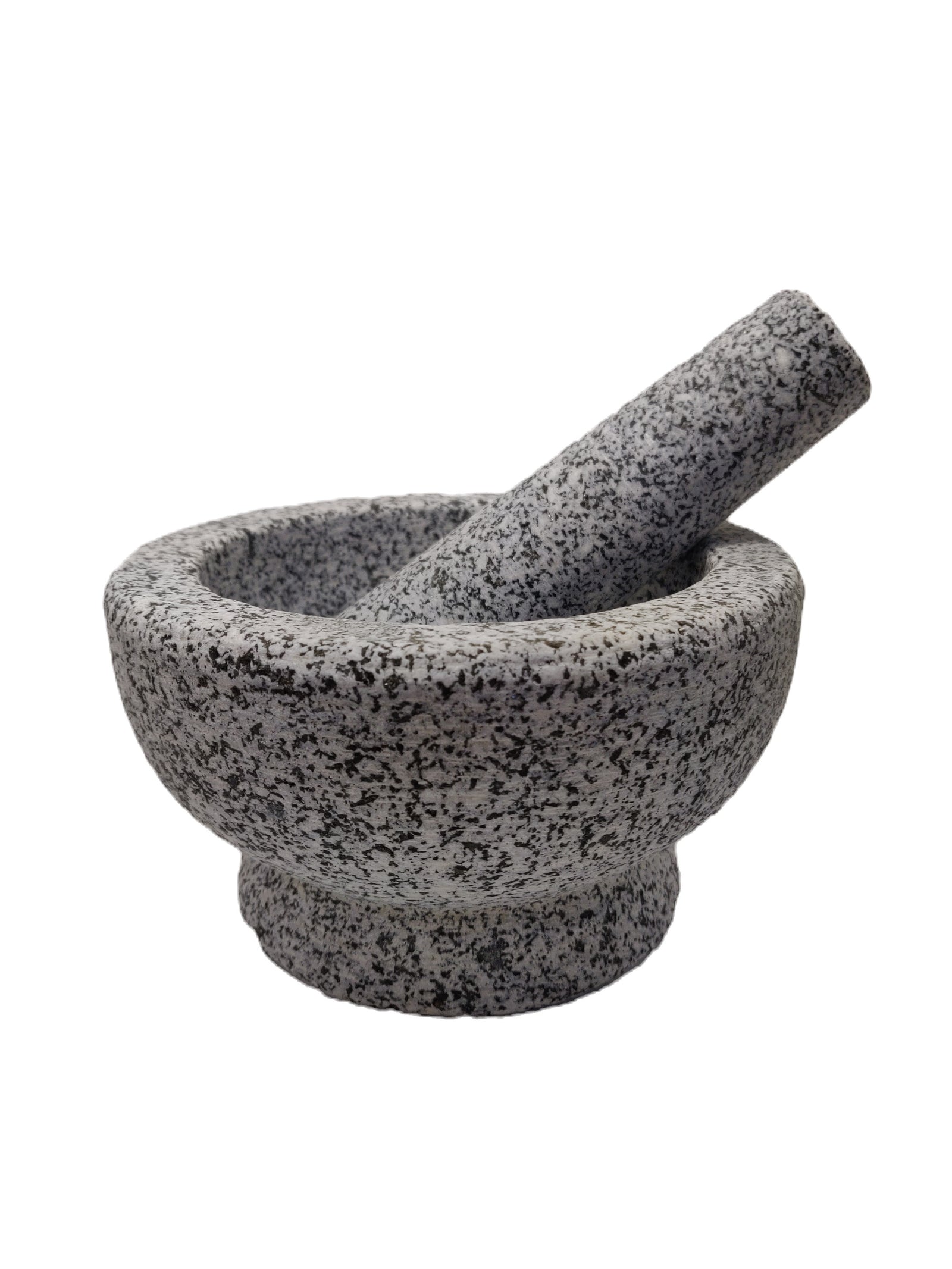 Granite Pestle Mortar (Mortero de granita):apx6 Inchwide and 3.5 Inch Tall