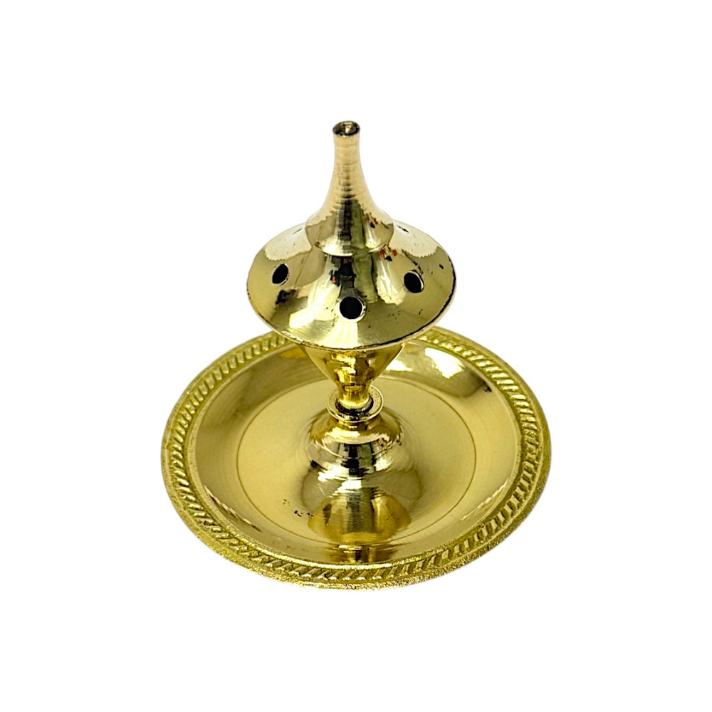 2 Inch Cone Top Brass Incense Burner