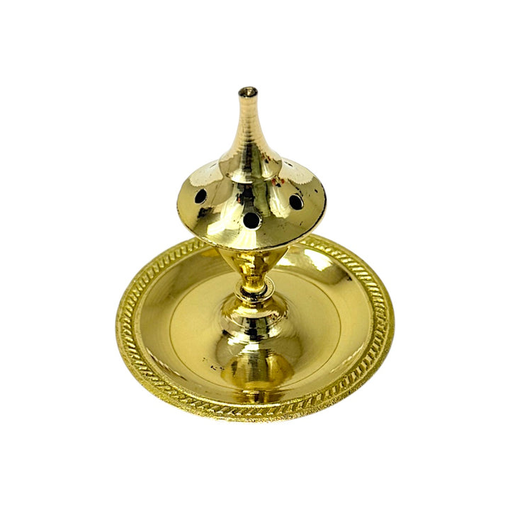 2 Inch Cone Top Brass Incense Burner
