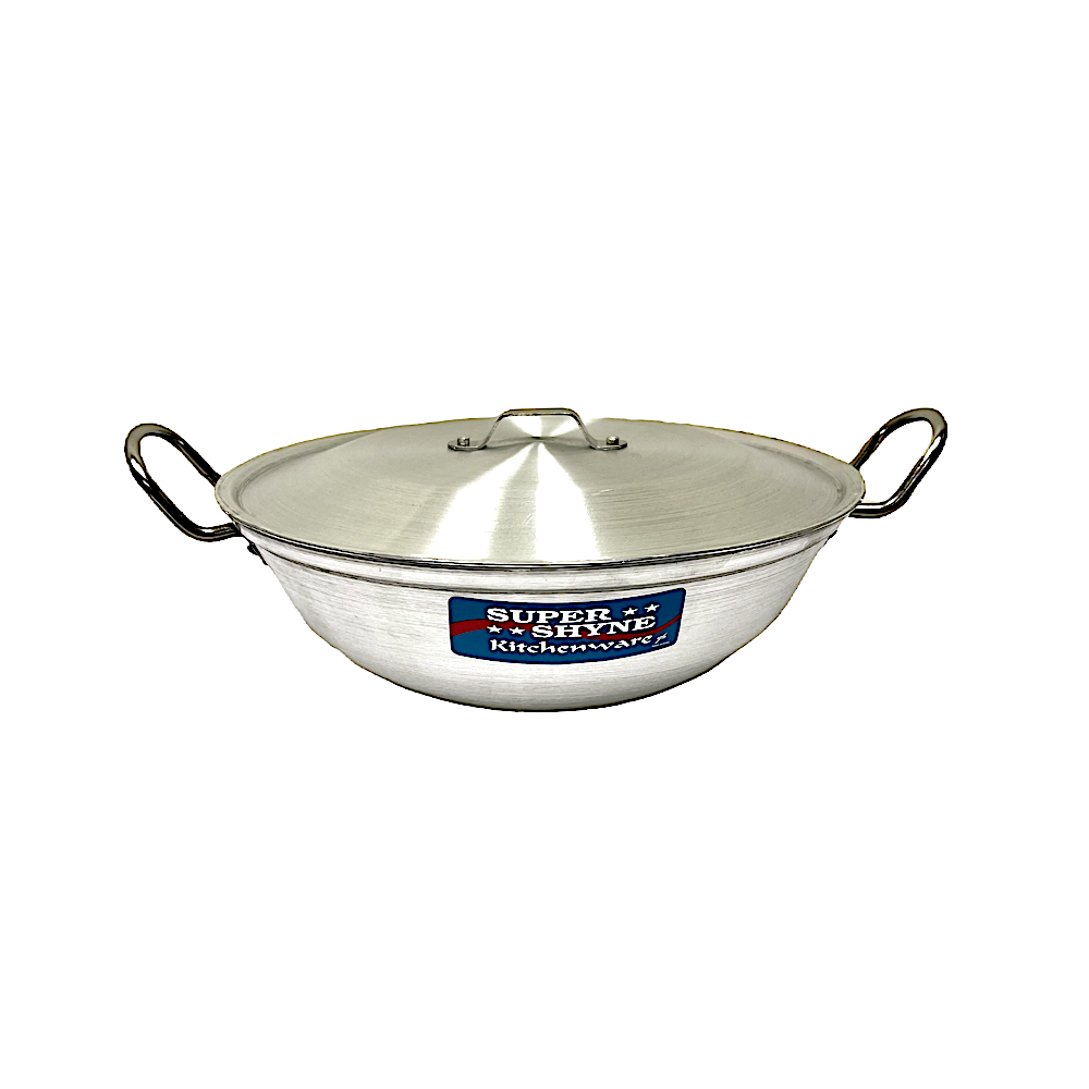 Aluminum Kadai (wok) with Lid