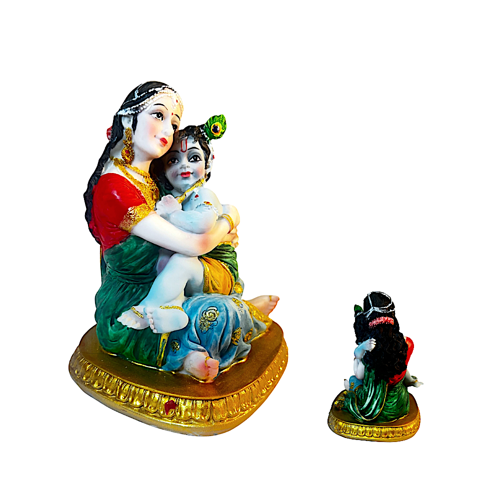 Yashomati with Baby Krishna Idol - view 2