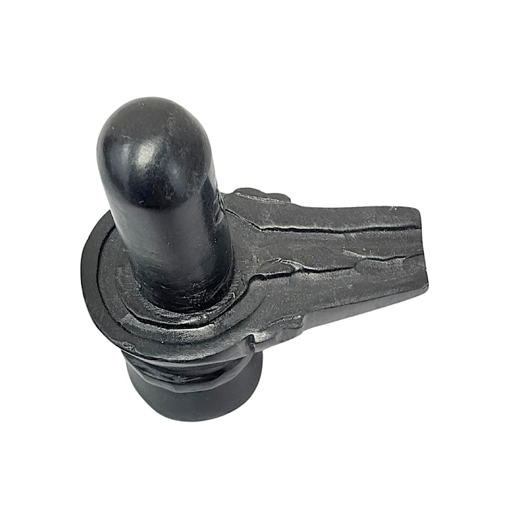 Shivling 4 in (Black marble) - view 2