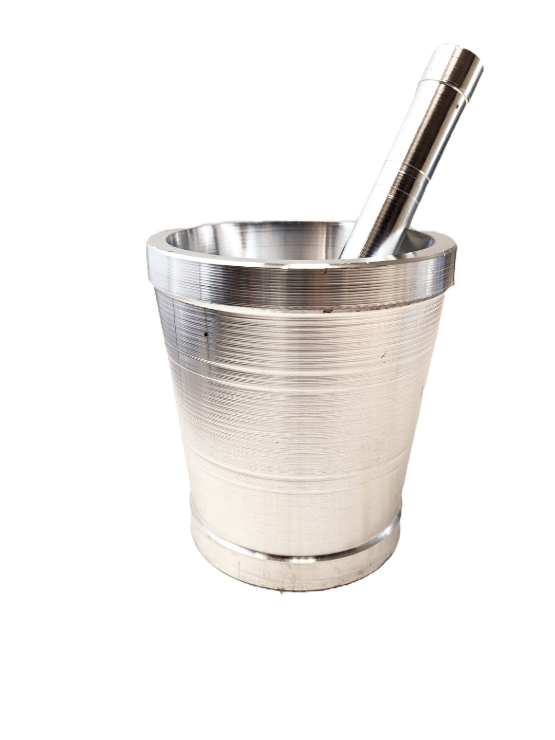 Aluminum Pestle Mortar (Hamam Dasta) 3.25 Inch Tall